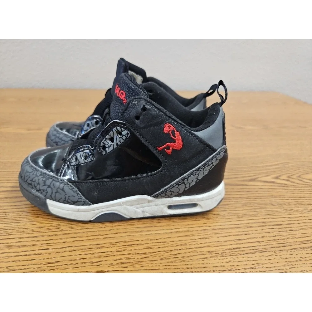 Shaq High Tops Boys Basketball‎ Youth Sneakers Y12 Shoes Jordan Nike Air Blk/Red